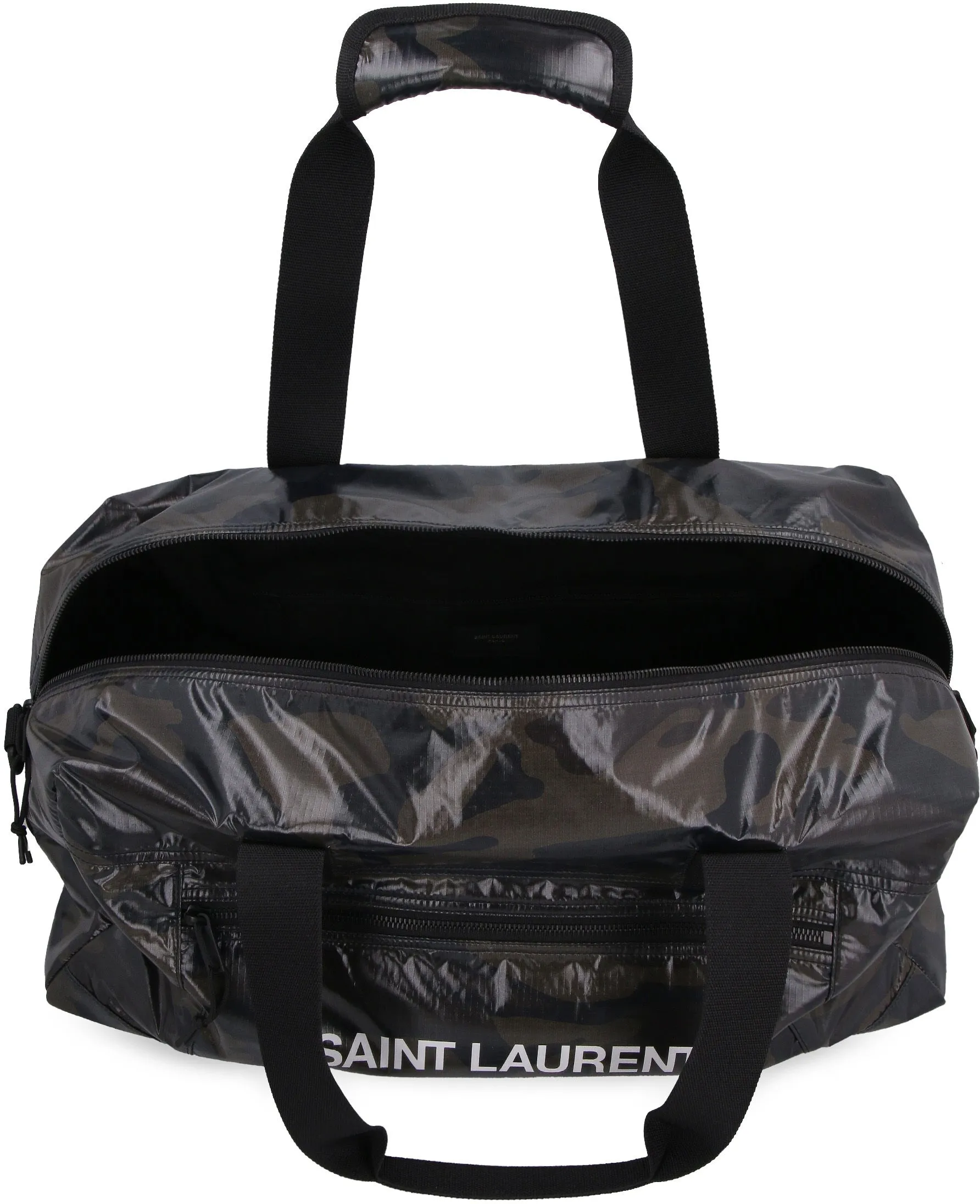 Saint Laurent NY Rip Logo Printed Duffle bag