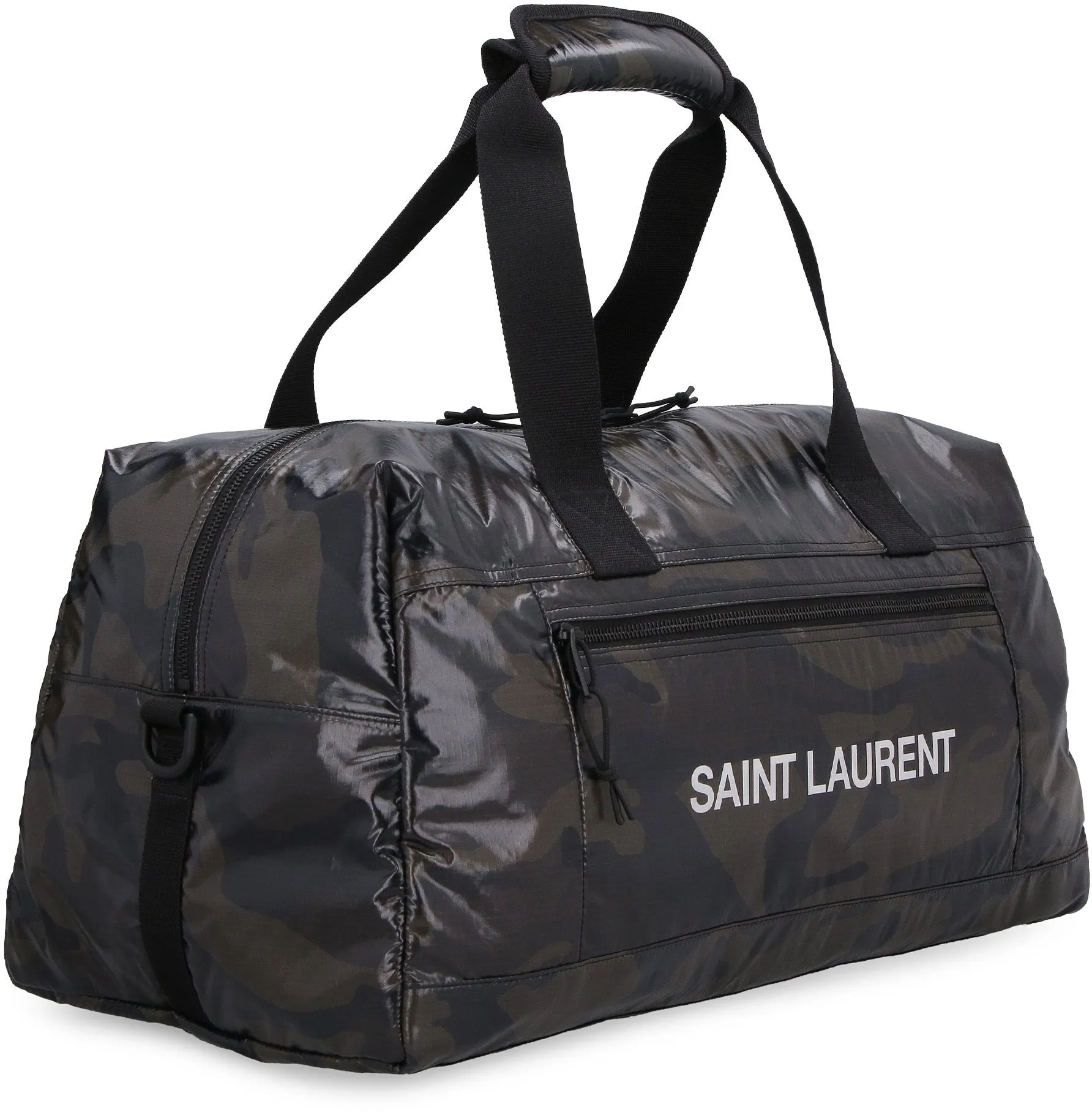 Saint Laurent NY Rip Logo Printed Duffle bag