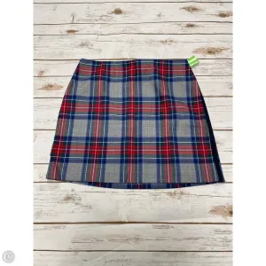 Skirt Mini & Short By Vineyard Vines In Plaid Pattern, Size: 8