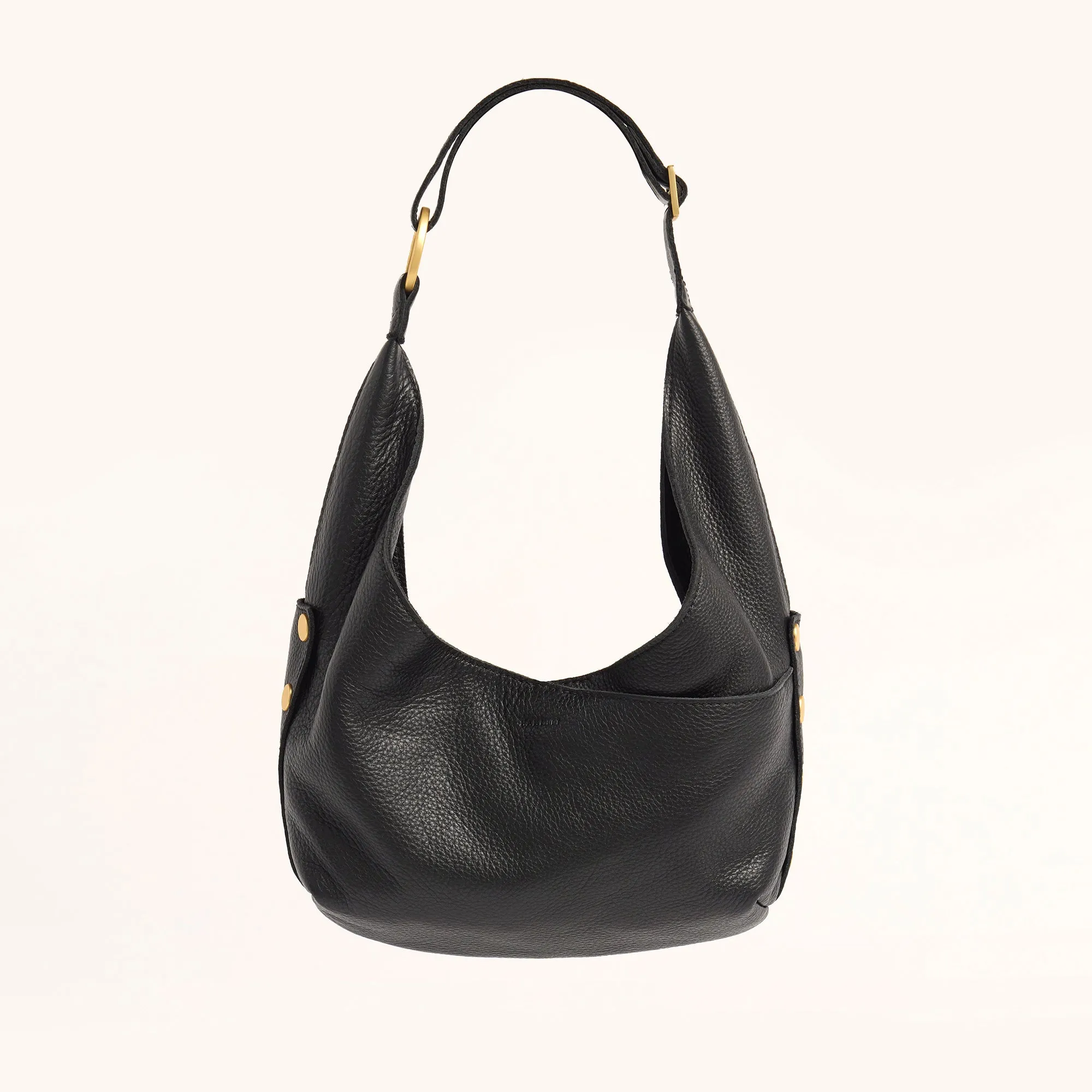 Tom Zip | Black/Brushed Gold Red Zip | Med