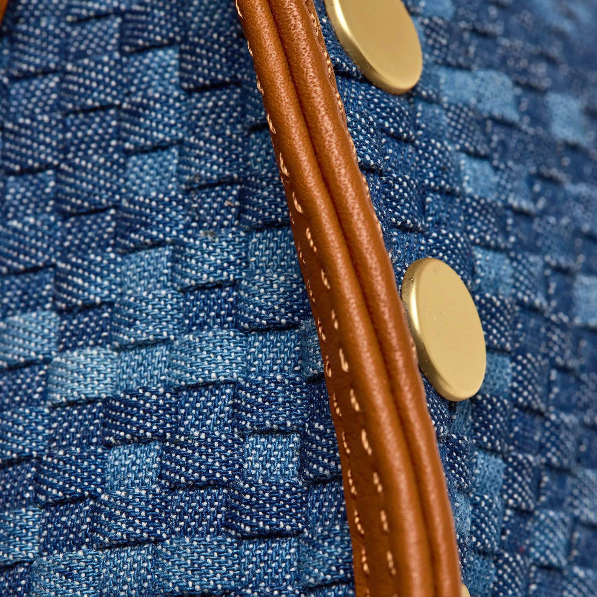 Tony | Mosaic Denim/Brushed Gold | Sml