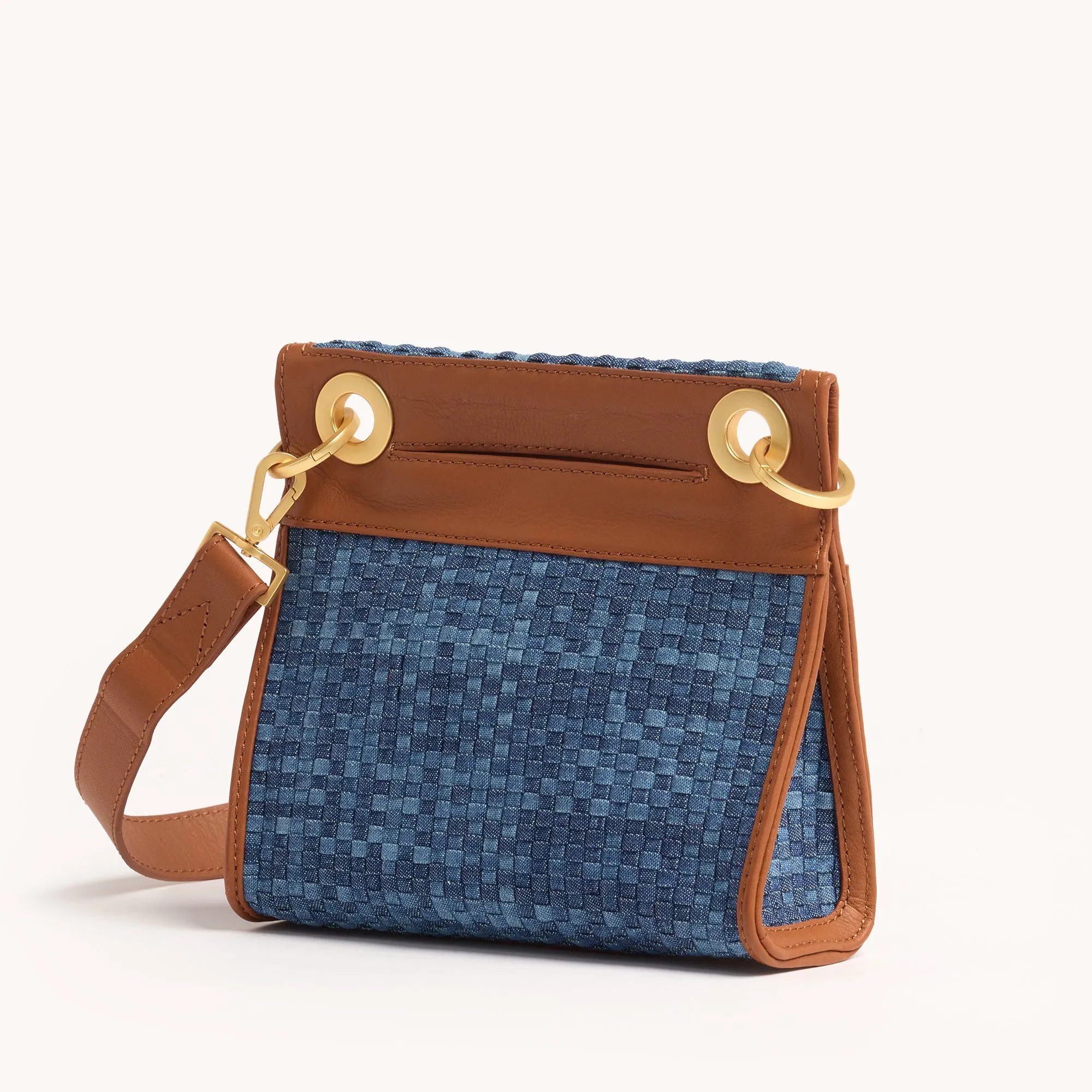 Tony | Mosaic Denim/Brushed Gold | Sml