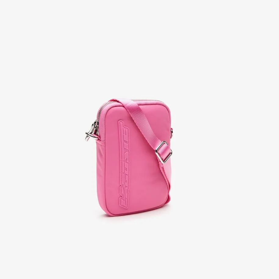 Unisex Contrast Branding Smartphone Holder Wild Rose