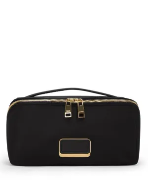 VOYAGEUR Dallas Cosmetic Bag - Black/Gold