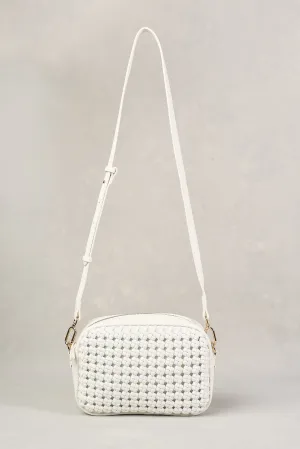 Woven Camera Bag - White