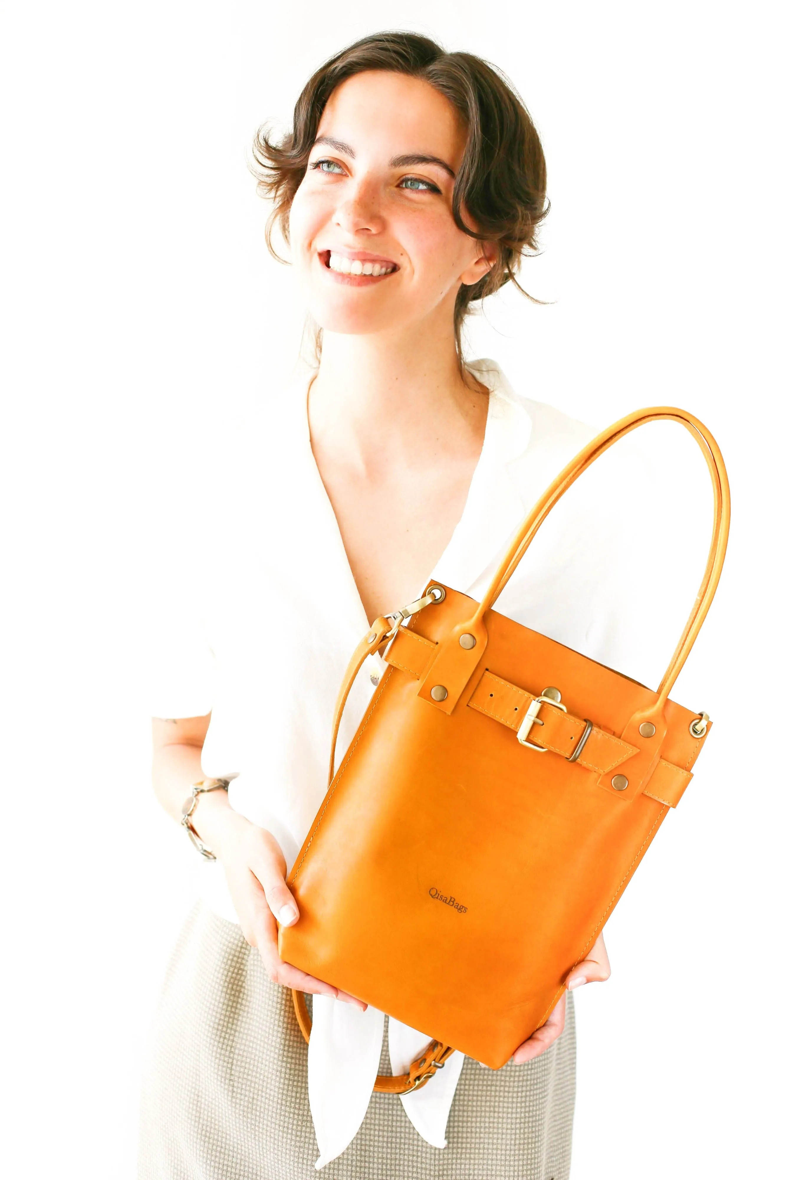 Yellow Leather Handbag